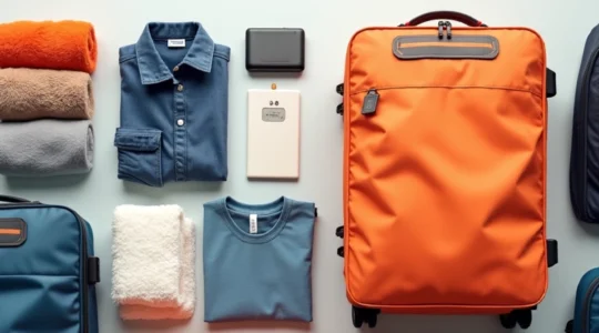 Koffer und packe effizient